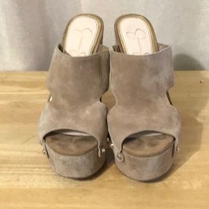 Slip on platform Sandal